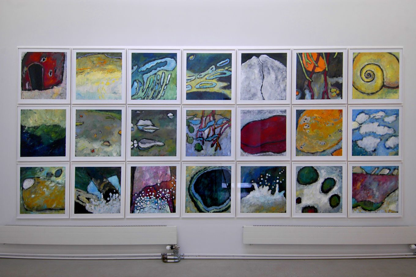Ausstellungsansicht: Es ist was passiert, Oxyd Nr. 16, Doppelausstellung mit Eugen Frei, 2005: Tanaro, Katharina Rapp