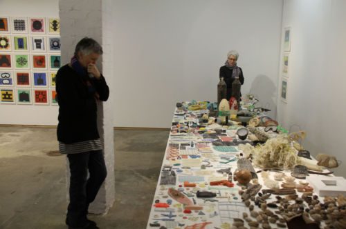 Ausstellungsansicht: «Subjekt = Objekt = Subjekt» Nr. 42, Oxyd, 2010, Katharina Rapp, Monika Feucht