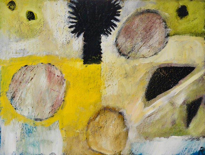 Oahu, 2013, Tempera auf Papier, 23 x 30,5 cm, Malerei aus der Serie «Abschied von Hawaii»